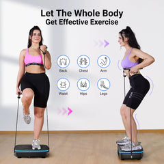 Vibration Plate Exercise Machine with Light Whole Body Workout Power Vibrate Platform Vibration Plate Lymphatic Drainage