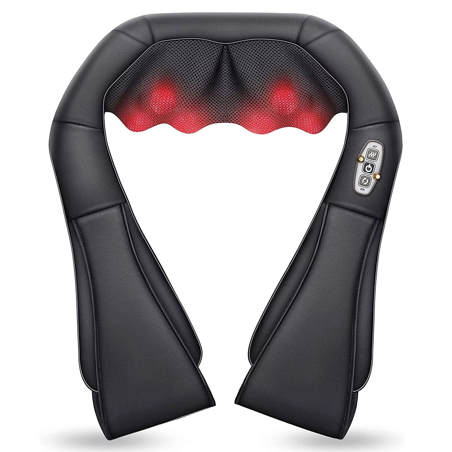 Shiatsu Shoulder & Neck Massager with Heat, 4D Deep Kneading Back Massager Gifts for Men Women